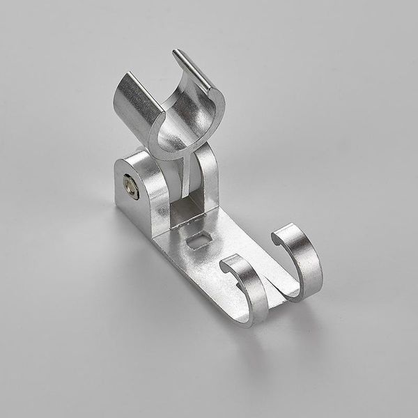 

bath accessory set aluminum metal adjustable shower holder head bathroom wall mount bracket w/hook
