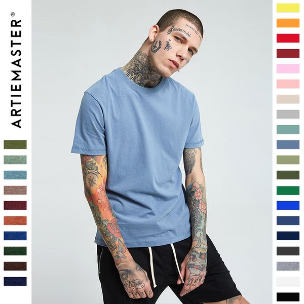 

artie men's cotton washing water bristles advertising sash shirt short-sleeved t-shirt male custom manufacturers, White;black