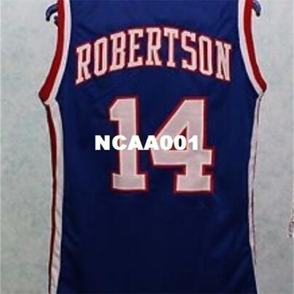 

vintage 21ss #14 oscar robertson #14 cincinnati royals high school game college jersey size s-4xl or custom any name or number, Black