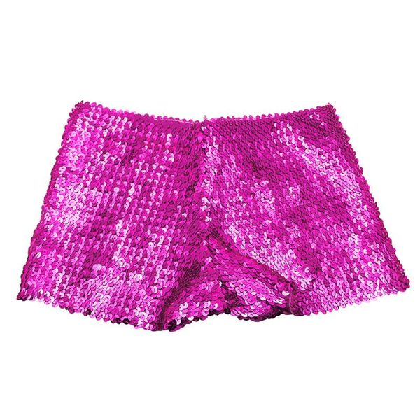

women elastic girls summer club wear shiny p shoot sequin shorts stage dancing party performance shows comfortable, White;black