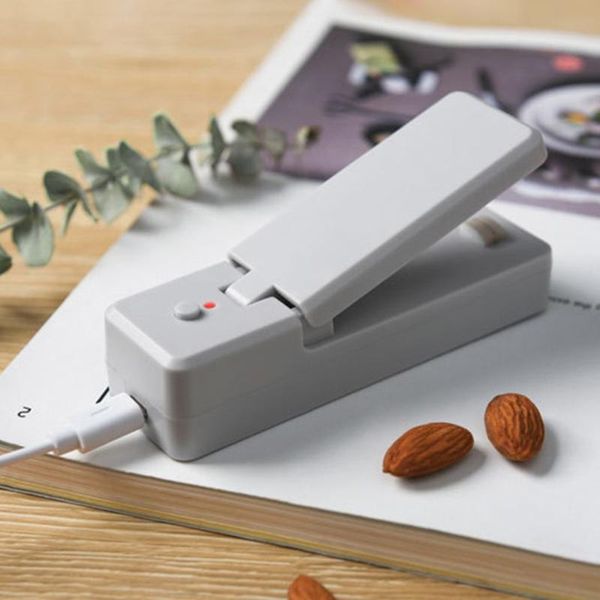 

plastic bag sealer for saver storage snack fresh handheld portable resealer m2ee