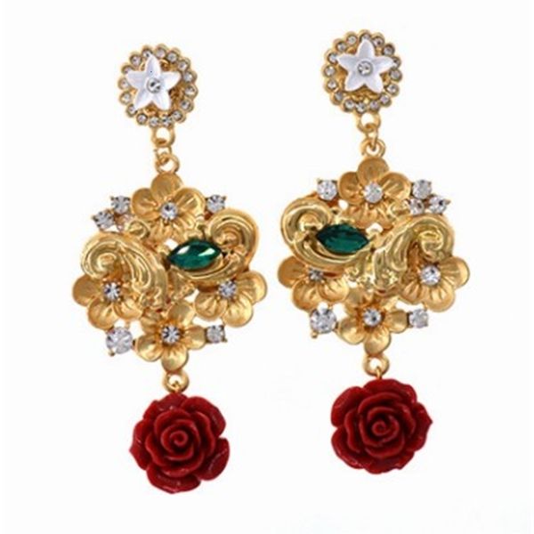 

noble low price colorful diamond crystal lady's earings 11.5errer, Silver