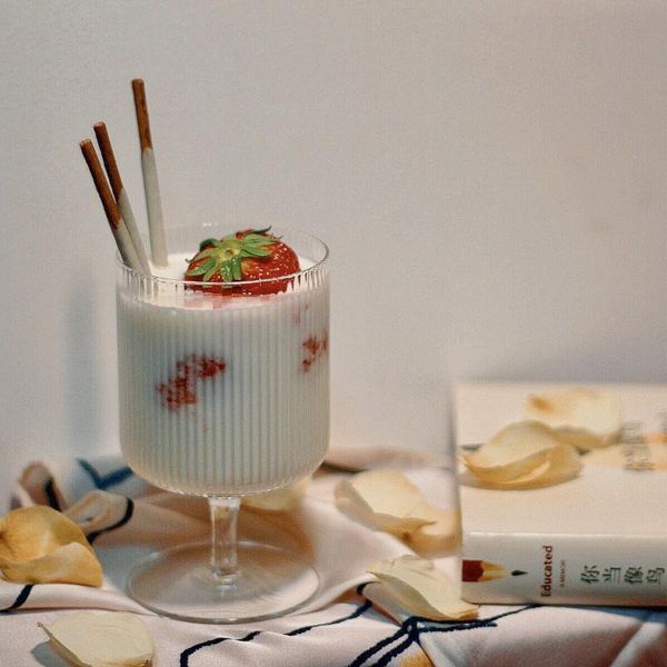 

ins ice cream cup juice cup drink yoghurt ice cream short foot glass glass