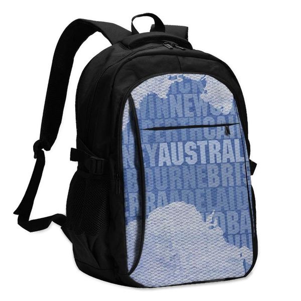 

backpack flag backpacks teenage breathable cute charging usb business bags