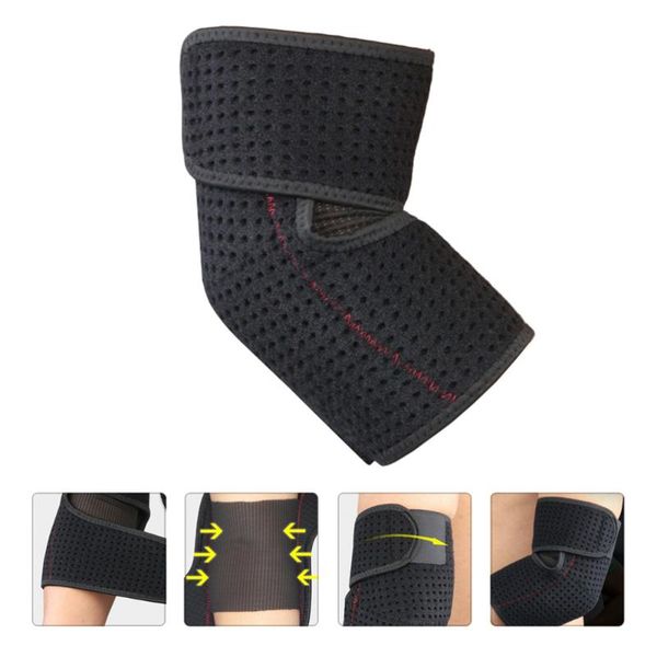 

elbow & knee pads sleeve support brace sports protective cover, Black;gray