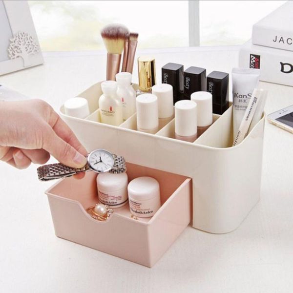 

storage boxes & bins organizer for cosmetics makeup jewelry box desksmall drawer finishing plastic convenient and comfortable 2021