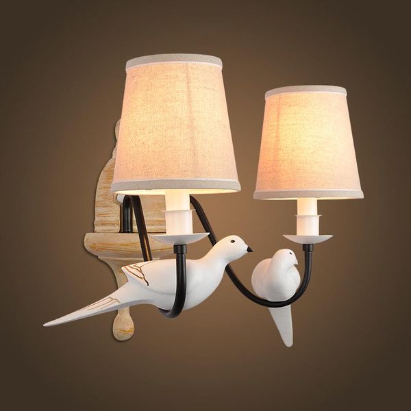 

vintage abajur mirror light rope dining room bedroom lampara pared