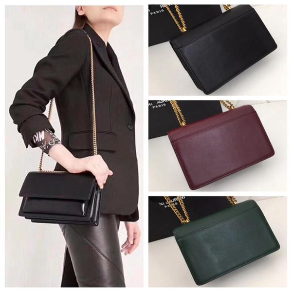 

bags high lady's single fashion women quality leather vintage handbag leather chain bag handbags shoulder bag slanting cross b ufjq