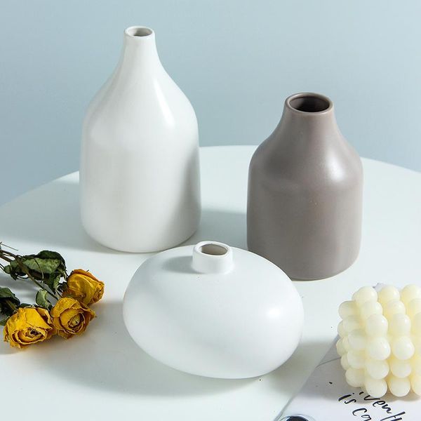 

vases ceramic vase hydroponic flower crafts living room counterarrangement container simple wedding decoration