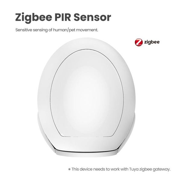 

smart home control wireless tuya zigbee 3.0 pir sensor motion detector body movement safety alexa voice