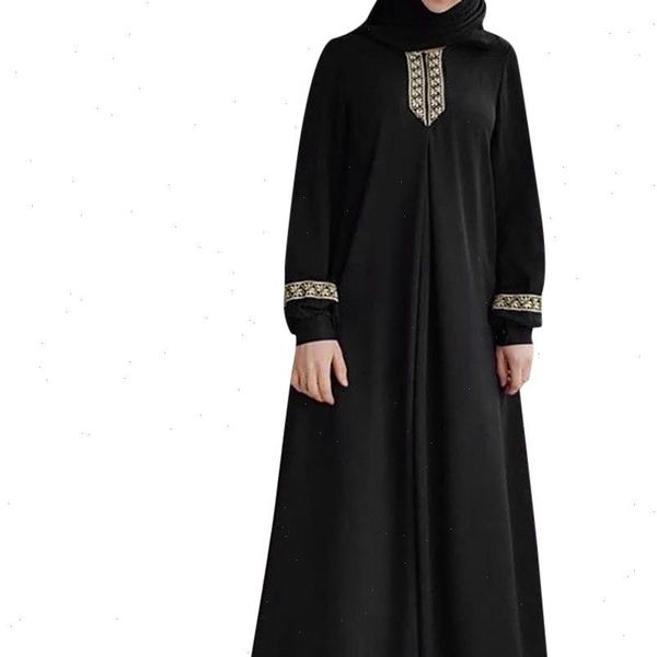 

plus size women dress print abaya jilbab muslim maxi dress ladies casual kaftan long loose dresses vestidos pt, Black;gray