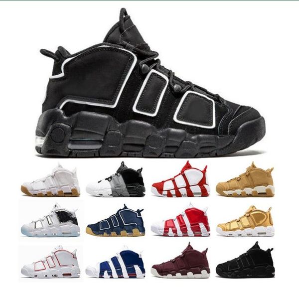

basketball shoes casual new uptempos scottie designer pippen mens women varsity red green black bulls hoops pack unc trainers premium sneake