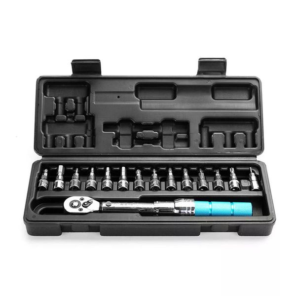 

hand tools 1/4" 2-14nm adjustable torque wrench bicycle repair tool kit set