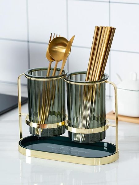 

storage bottles & jars nordic chopstick holder household kitchen rack knife fork spoon box drain bathroom toothbrush