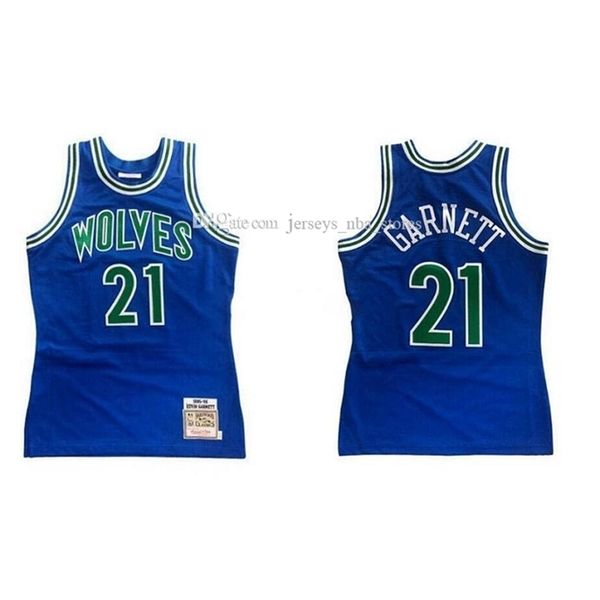 

Men's Basketball Minnesota\rTimberwolves\r21 Kevin\rGarnett Mitchell & Ness 1995-96 Hardwoods Classics Authentic Jersey 01, Color1
