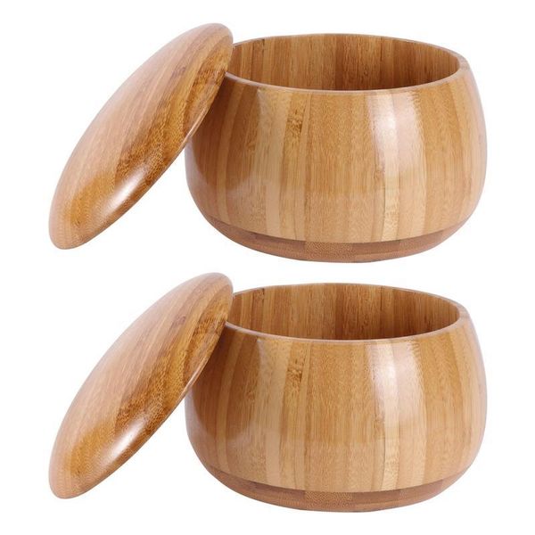 

storage bottles & jars 2pcs/set wooden go chess game stones can container