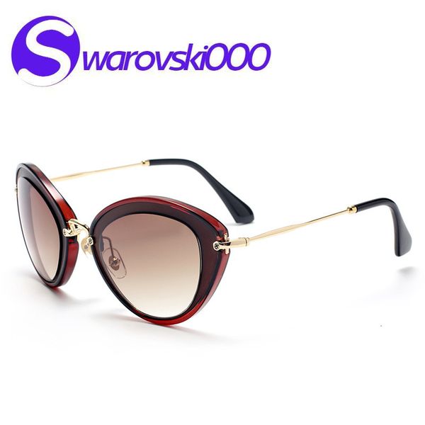 

quality polarizing high goggles with fashionable design mujia style personalized sunglasses fashion street p cat's eye smur, White;black