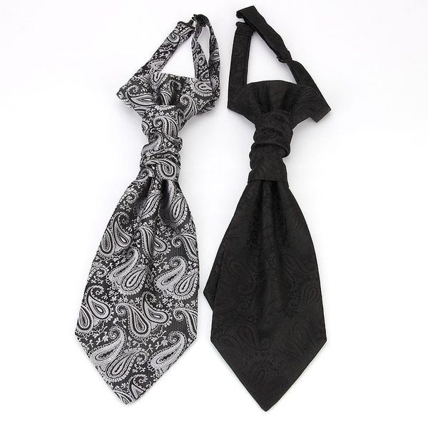 

fashion men's vest double tie trendy personality gentleman vest necktie, Black;gray