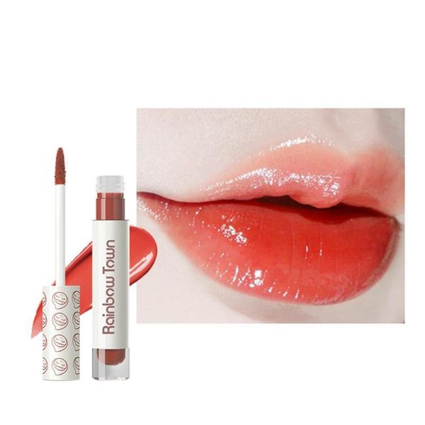 

lip gloss mirror lipstick matte texture waterproof rich color glaze high rendering small and light easy to carry