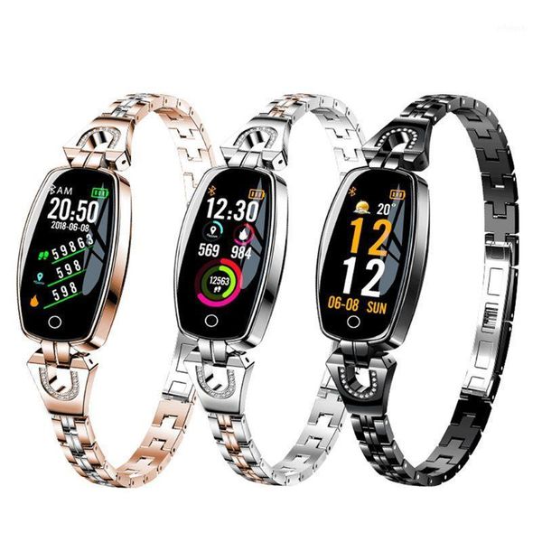 

smart wristbands h8 women band fitness bracelet heart rate blood pressure watch tracker smartband1