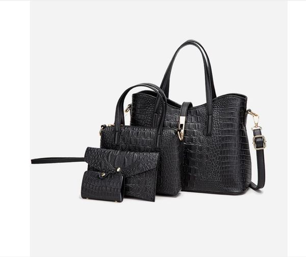 

D109 Fashion Handbags Purse Totes Large Capacity Ladies Simple Shopping Handbag PU Leather Shoulder Bags