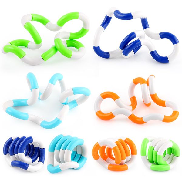 

variable rope winding ring twisting snake decompression toy production