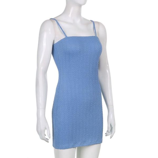 

casual dresses women spaghetti strap knit solid color crochet bodycon mini cami dress, Black;gray