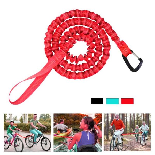 

tools children cycling elastic traction rope mtb bike reflective stretch pull straps bicycle belt outdoor