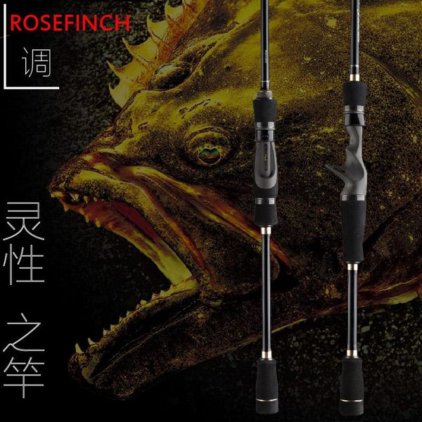 

rosefinch 2 pieces fast action l ml m hardness fuji components lure rod