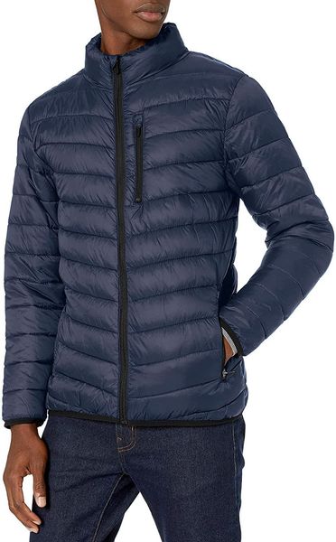

cherokee - men's outerwear mens down blend puffer jacket, Black