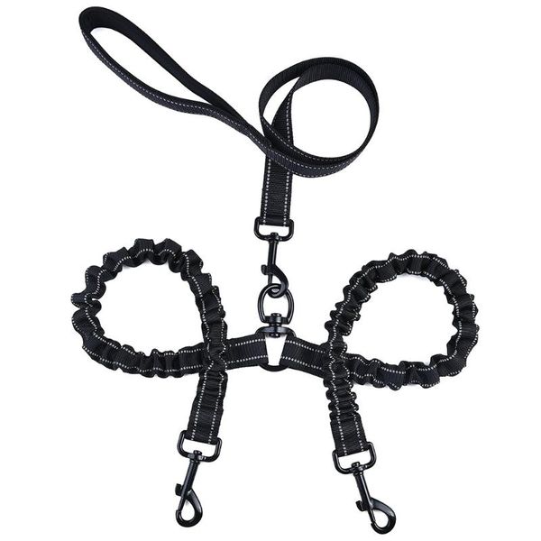 

multifunctional leading elastic leash durable soft pet walking nylon harness safety