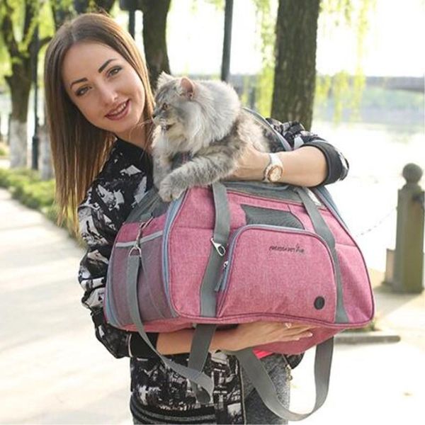 

dog car seat covers cat breathable carrier oxford mesh backpack pet handbag outside portable travel bag