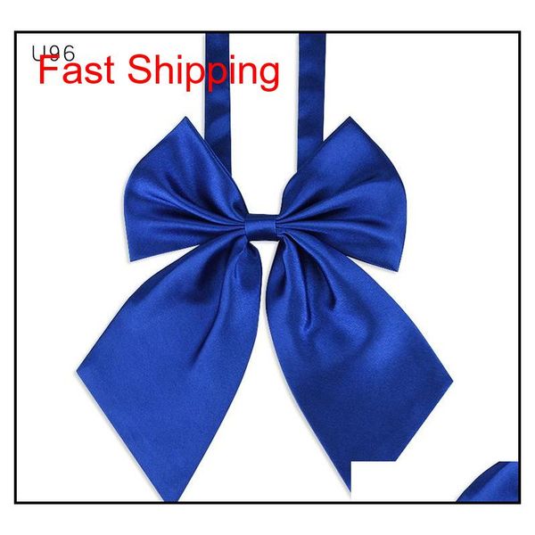 

adjustable bow tie neck flower cravat neckwear dot striped women student girl evening party jllqhi bdegarden, Black;purple