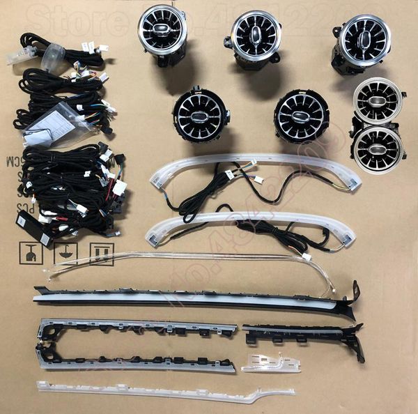 

for - a/cla class w177 w118 ambient light led car luminous 12-color air vent outlet turbine atmosphere lamp