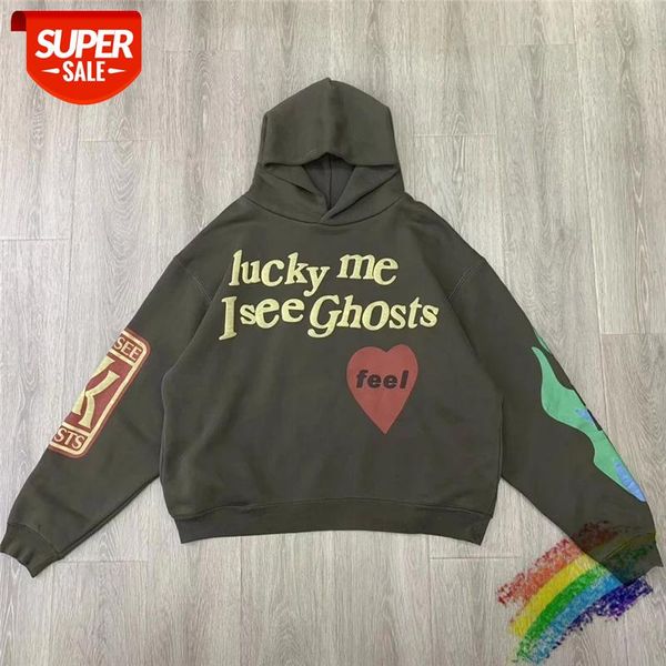 

kanye west kids see ghosts hoodie men women streetwear lucky me i see ghosts sunday service cpfm.xyz sweatshirts pullover #sv3d, Black