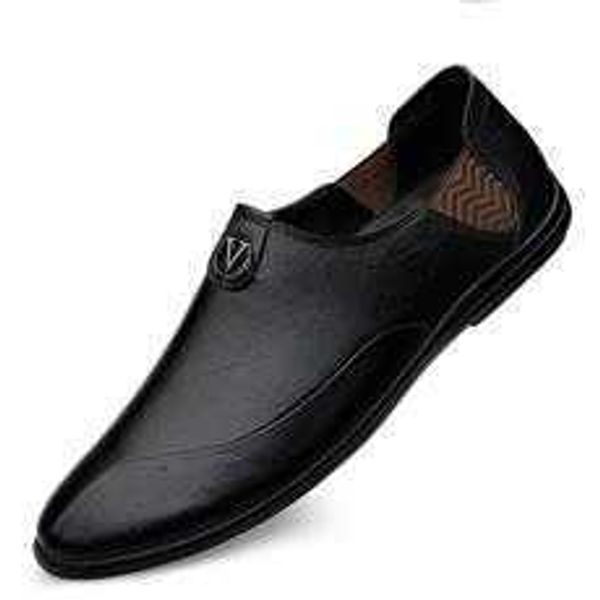 

tangzuo cs6068 small leather shoes, , 37-45, Black