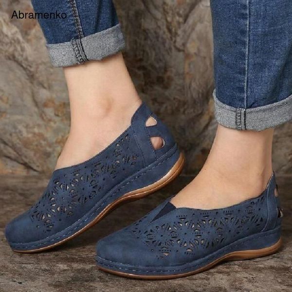 

woman leather vintage sandals slip on loafers women summer retro moccasins sandalias female ladies platform shoes plus size, Black