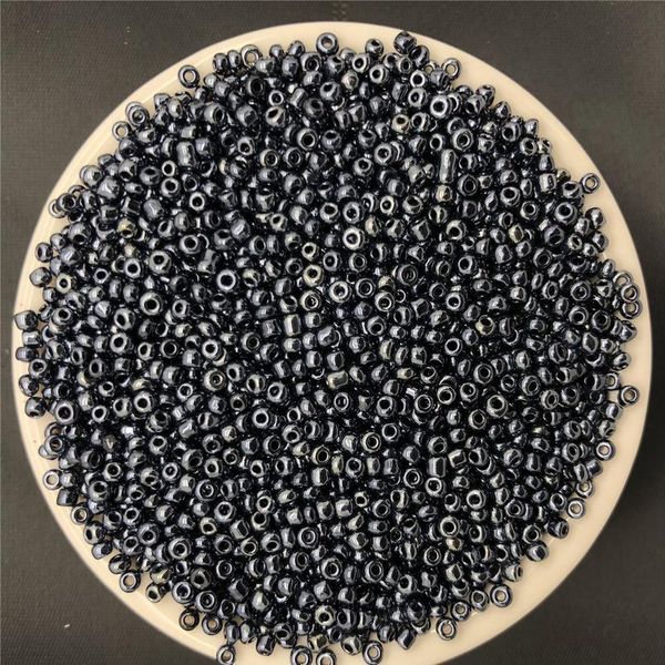 

1000pcs 2mm charm czech glass seed spacer beads color ab diy bracelet necklace jewelry making acc qylypf, Black