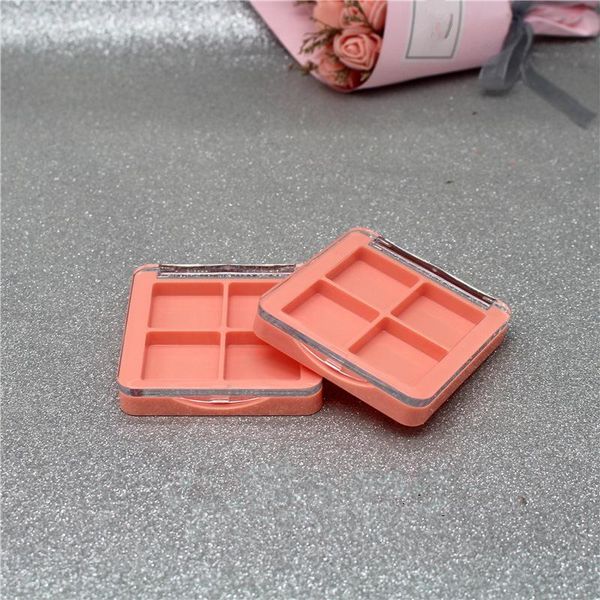 

storage bottles & jars 10/30pcs plastic jar with eyeshadow case mini portable lipstick box cosmetic packaging container