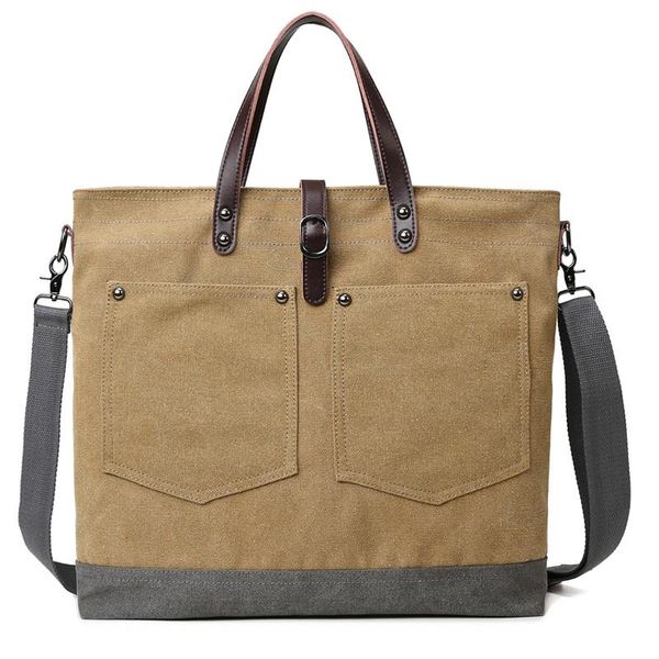 

evening bags double pocket canvas tote large capacity shoulder simple handbag lady shopping bag school handbags book for girl