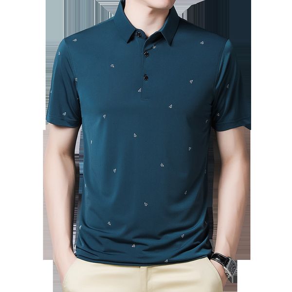 

2021 fashion clothes t shirts new soft breathable short sleeve printed men polyester geometric mens tshirts summere591, White;black