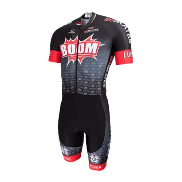 

racing sets bont triathlon men short sleeve skating cycling suitsaero skinsuit swiming running suit jumpsuit ropa ciclismo hombre, Black;blue