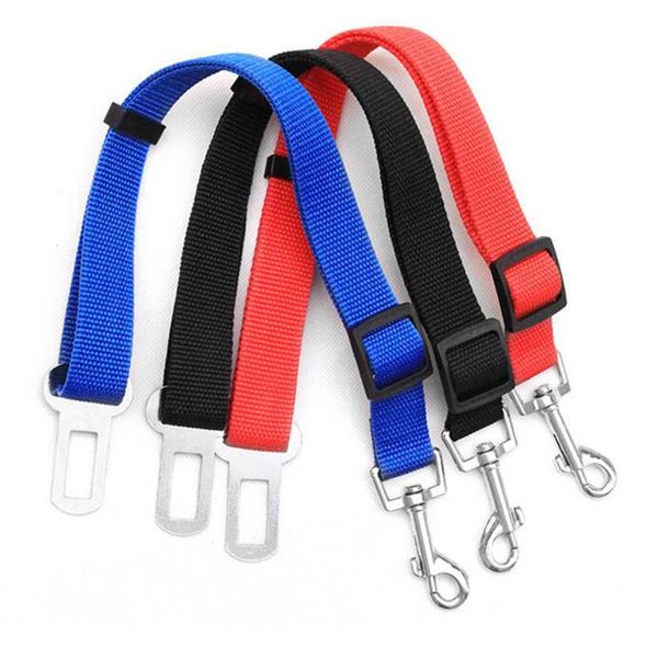 

dog collars & leashes 1pcs colorful pet cat vehicle car seat belt seatbelt lead clip safety 42-70cm