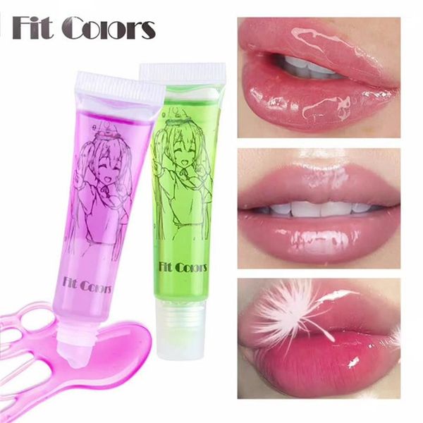 

8 colors lip gloss makeup moisturizing transparent natural spicy peppermint liquid lipstick plumping lip oil