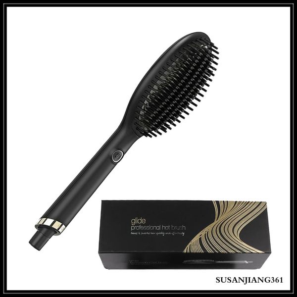 

epack glide hair brush one step hair dryer & styler &volumizer multi-functional straightening & curly hair brush with negative ions, Silver