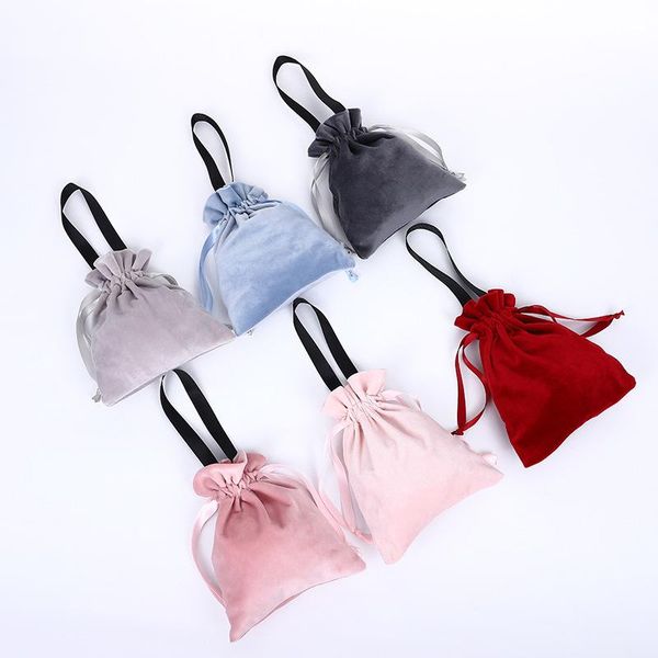 

2021 velvet bags drawstring pouches jewelry packaging display drawstring packing gift bags wedding candy boxes cases containers