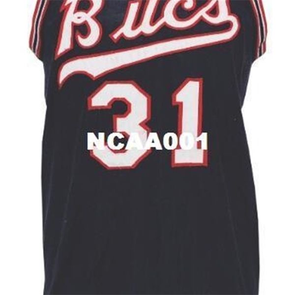 

acc 21ss #31 john dickson 1967-68 bucs road retro home mesh fabric full embroidery size s-4xl or custom any name or number college jersey, Black
