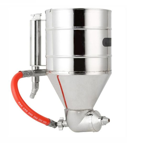 

vacuum food sealing machine stainless steel hopper gun diatom mud airbrush external wall spray real stone paint one-piece molding