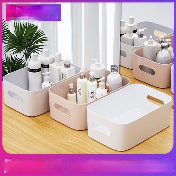 

storage baskets [surrural box] deskplastic box cosmetic finishing kitchen snack basket