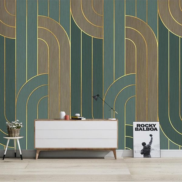 

wallpapers custom po mural modern 3d abstract art geometric stripes wallpaper living room tv background murals wall covering